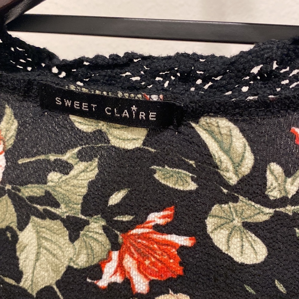 Sweet claire floral bell sleeve kimono - Picture 5 of 8